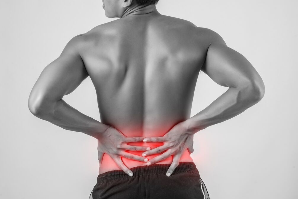 vzroki in narava bolečine v hrbtu